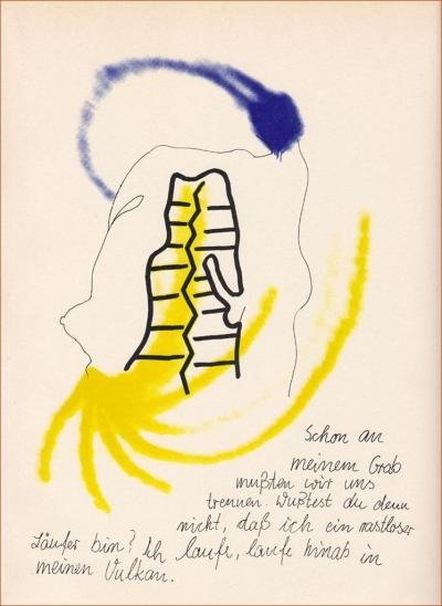 H. D. R�hmann - Tagebuchfahne Schon an meinem Grab mu�ten wir uns trennen