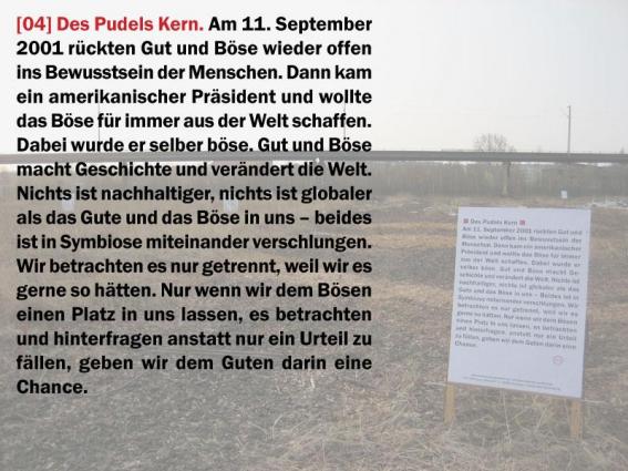 Politik und Kunst am Bahnhof